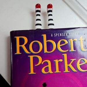 NWOT Striped Witch Leg Bookmarks